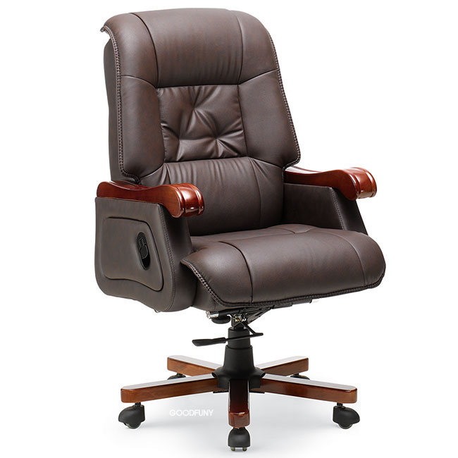 (LF)105PU 탑 브라운 중역의자 (침대형)